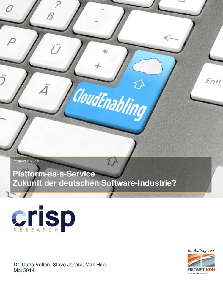 PaaS – Zukunft der deutschen Software-Industrie?