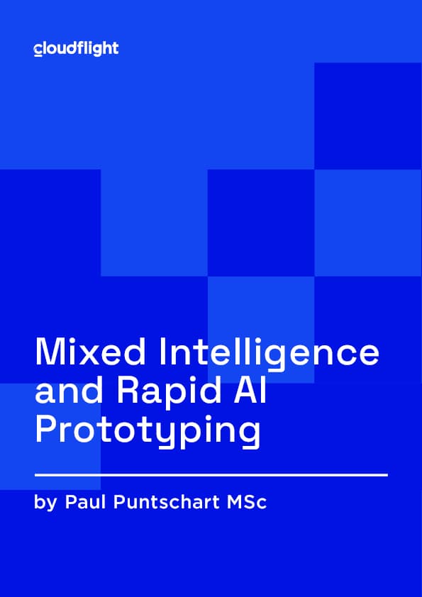Mixed Intelligence and Rapid AI Prototyping