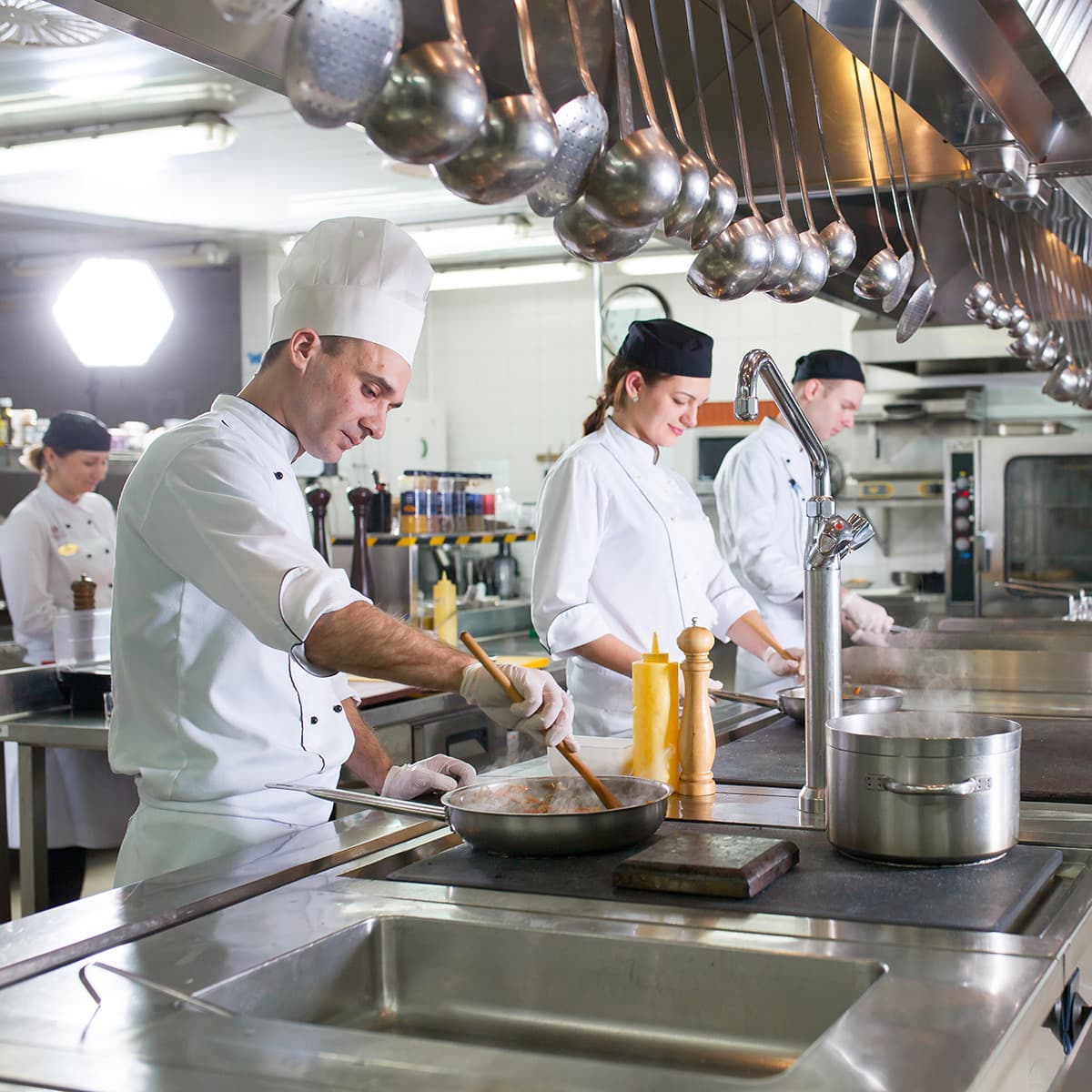 Commercial professional kitchen gastronomy
