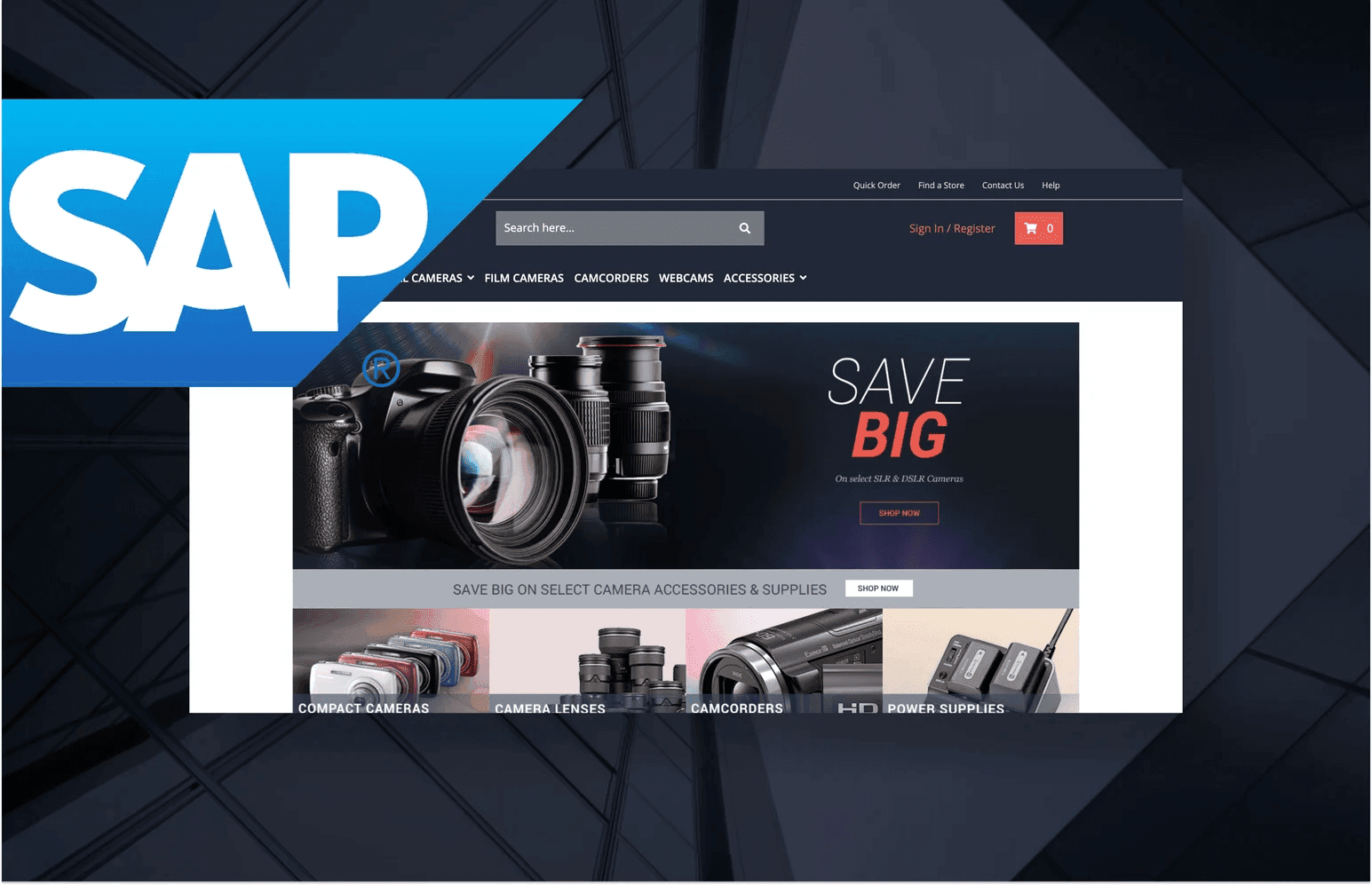 Progressive web app improved SAP Commerce solution