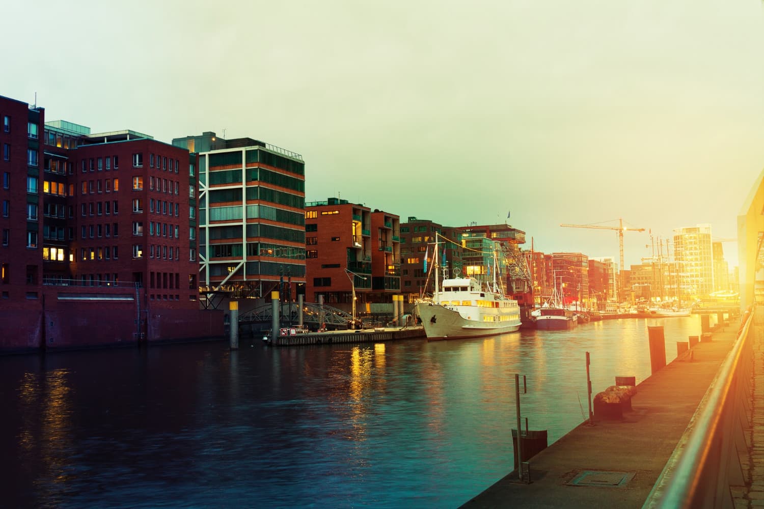 This image shows a part of the city of Kiel