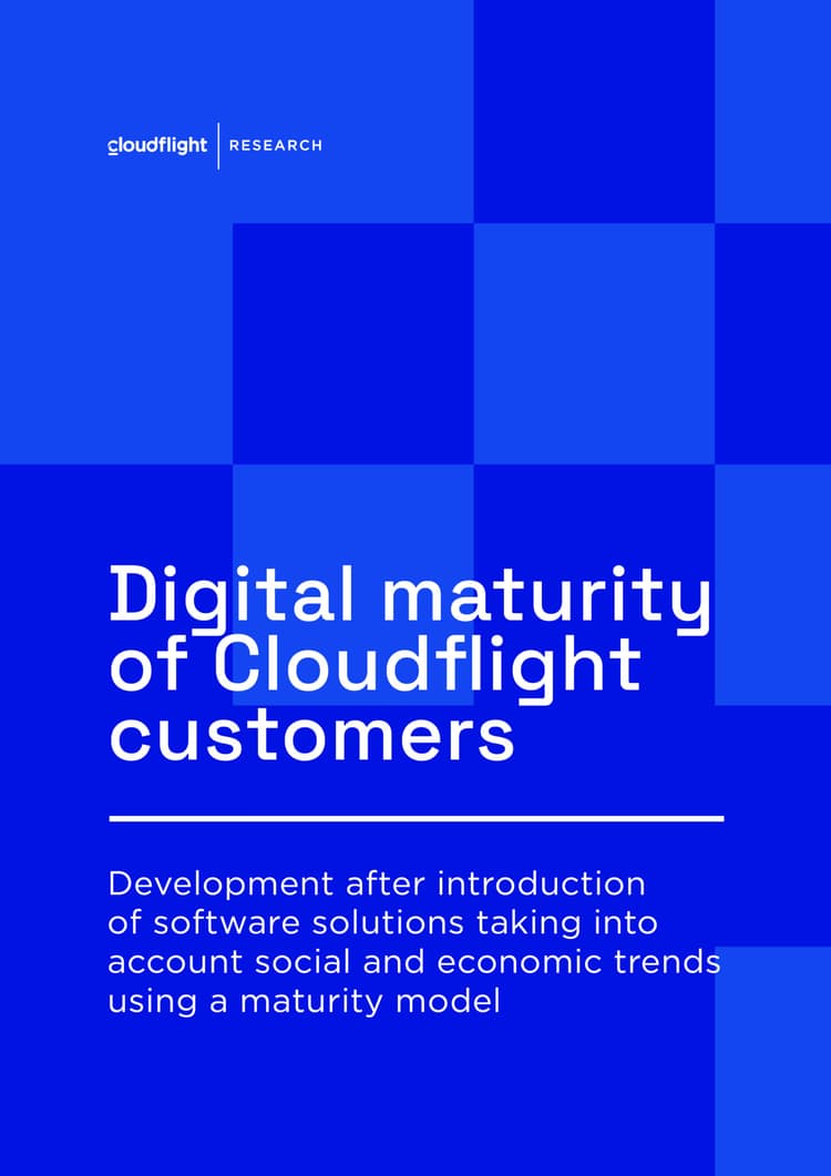 Digital maturity of Cloudflight customers