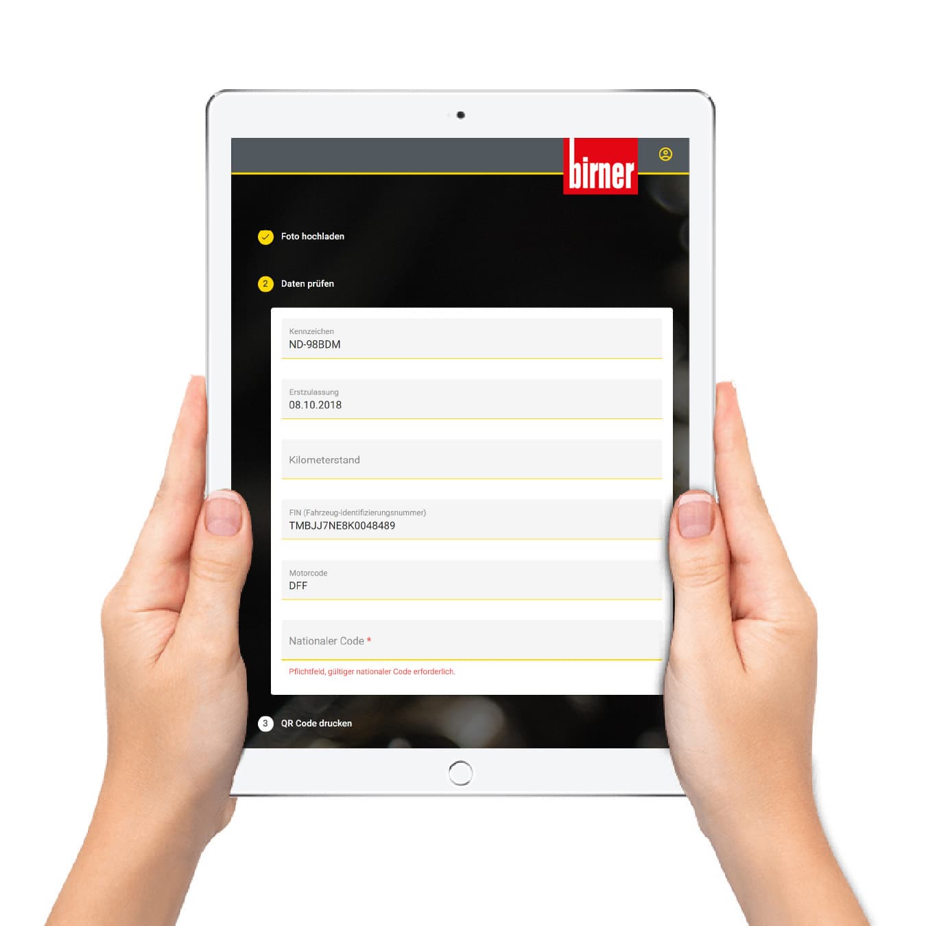Using NLP to extract vehicle registration information