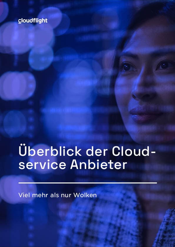 Überblick der Cloud-Service-Anbieter. Viel mehr als nur Wolken