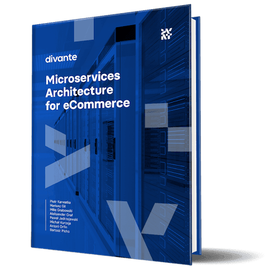 Microservices architecture for eCommerce whitepaper cover