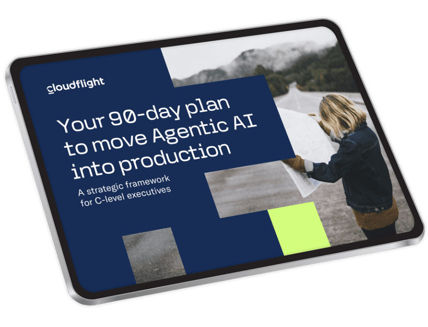 This image shows a mock-up of the 90-day plan