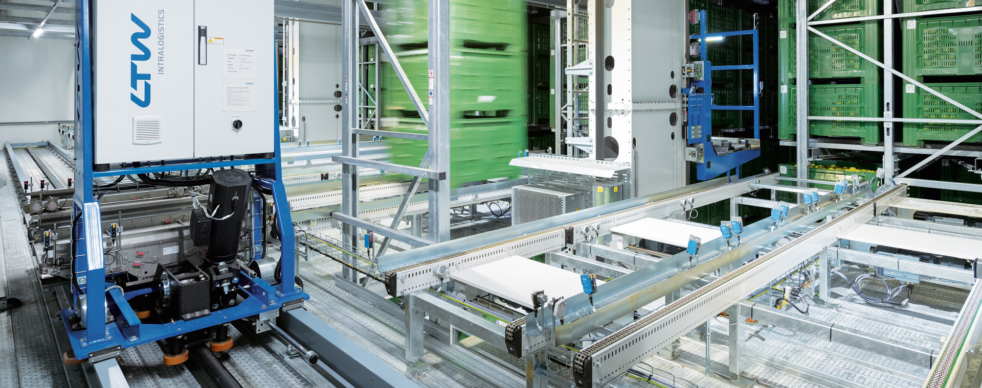 Intralogistics Logistics conveyor belt LTW