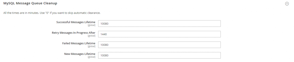 Magento log cleaning: Step 3