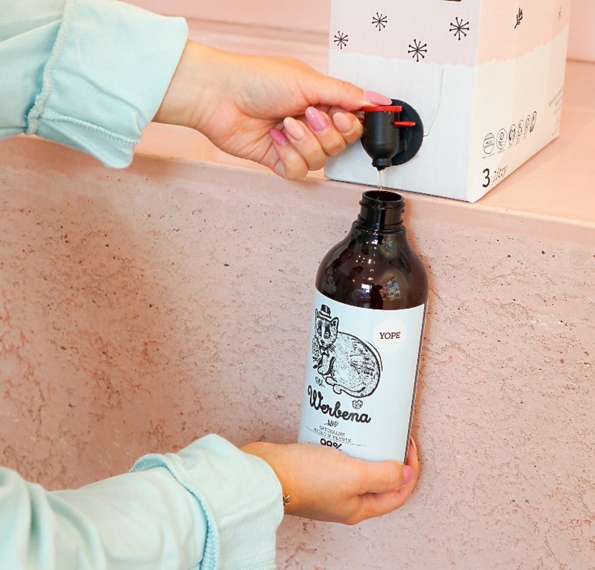 Refilling YOPE bottles