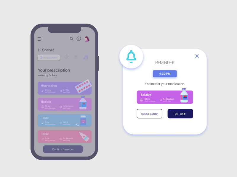 Pharmacy of the Future will remind you about the time of taking medications.