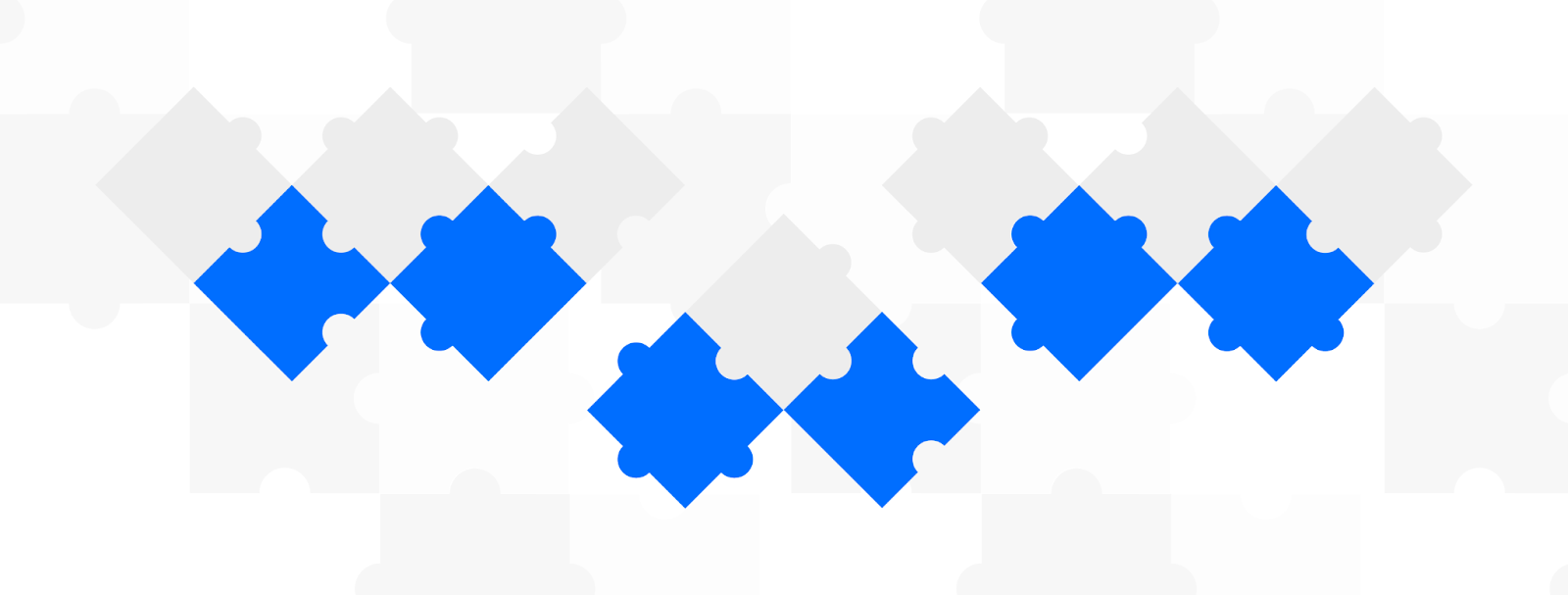 Puzzles representing composable commerce